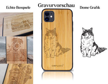 INDIVIDUELL iPhone 11 Bambus-Kunststoff